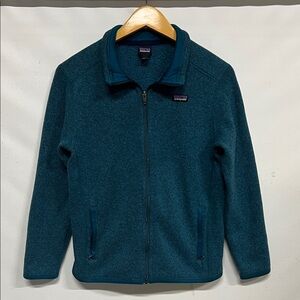 Patagonia Better Sweater Full Zip Jacket Teal Girl’s XL